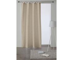 Martina Home Tenda con Passanti Modello Levante 140 x 260 cm Ecru