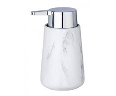 Wenko 23695100 - Dispenser di Sapone Adrada, capacitÃ : 0, 33 l, Ceramica, 10, 5 x 15 x 8, 5 cm, Colore: Bianco