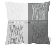 Apelt Fodera per Cuscino, Poliestere, Grigio/Bianco, 49Â x 49Â x 0.5Â cm
