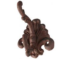 Esschert LH121 - Gancio appendiabiti singolo, in ghisa