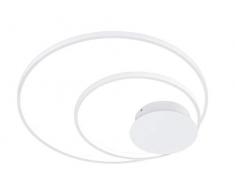 Trio Leuchten Sedona Lampada da soffitto 30 W, Bianco Opaco