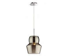 Ideal Lux Zeno SP1 Big Grigio Lampada a Sospensione E27