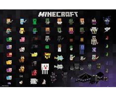 GB eye LTD - Maxi poster Minecraft Pixel Sprites, 61.91,5 cm, legno, 65 x 3,5 x 3,5 cm