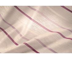 Home Collection TCCAP131/240 Tendina Coppia Capri, Poliestere, Lilla, 60x240 cm, 2 UnitÃ