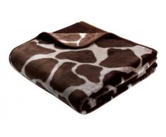 biederlack De Luxe Coperta, Poliestere, Giraffe, alla Francese, 180x220 cm