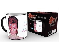 GB Eye MGH0069 Tazza TERMOSENSIBILE David Bowie Aladdin Sane, Ceramica, Multicolore, Unica