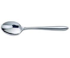 Arcos Serie Berlin - Cucchiaino CafÃ© Cucchiaio Tavola - Monoblocco Unipezzo Acciaio Inossidabile 18/10 e 140 mm Colore Argento