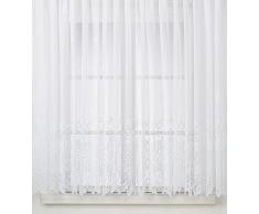 Anna Cortina 8863781L0.105x300 Langstore - Tenda in Jacquard 125x450 Bianco