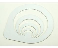 Pati-Versand 11391Â Dima Letto del Sole plastica Bianco 15Â x 15Â x 0,1Â cm