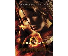 1art1 59918 - Poster (91 x 61 cm), la Progettazione del Film The Hunger Games con Il Testo Il Mondo starÃ a Guardare