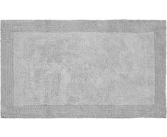 Grund Luxor Tappeto per Il Bagno, Cotone Organico, Grigio Ciottolo, 80x150 cm