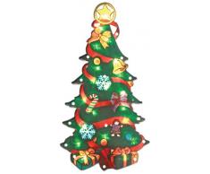 The Benross Christmas Workshop, Albero di Natale con lucine LED (con effetto metallico)