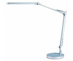 Alco 9078, LED Lampada da scrivania, circa 53Â x 59Â x 12,5Â cm, Argento, Metallo, 53Â x 59Â x 12.5Â cm