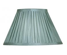 Oaks Lighting - Paralume in tessuto plissettato, stile funghetto, 13 cm Blu polvere