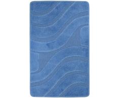 FERIDRAS Onda Tappeto, Polipropilene, Azzurro, 60x100x0.1 cm