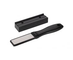 Prestige, Affilacoltelli in zirconio/Ceramica, Nero (Schwarz/Silber)