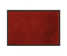 Deco Tapis - Zerbino Antipolvere in Poliestere e PVC, 60 x 40 cm Rosso