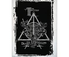 GB Eye Ltd, Harry Potter, Deathly Hallows Graphic, Mini Poster 40 x 40 cm, Legno, Diversi, 65 x 3.5 x 3.5 cm