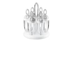 Guzzini Kitchen Active Design Porta Spezie Girevole 16 x H 21,5 cm, Grigio