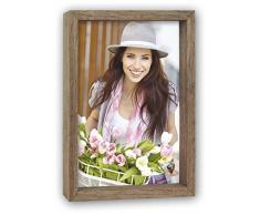 Zep Cornice portafoto, Legno, Marrone, 26,5 x 21,5 x 3,5 cm