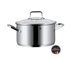 WMF Trend - Pentola in acciaio CromarganÂ® lucidato, coperchio in vetro, Ã 20 cm
