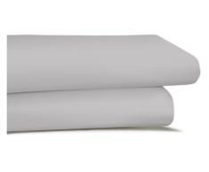 IRISETTE Jupiter 0008/11 Lenzuolo con Angoli Elasticizzati 190x200 cm Colore: Argento