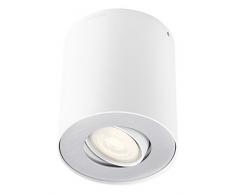 Philips myLiving, faretto LED Spot Pillar, 3,5Â W, Lampadine Incluse, 1Â luce, Metallo, bianco, Integriert 3.5 wattsW 255 voltsV
