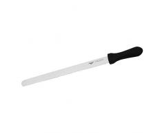PADERNO 18029-30 Coltello per Pasticceria e Torte in Acciaio Ice Hardening, Manico in Polipropilene Nero, Lunghezza Lama 30 cm, Inox