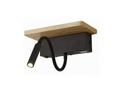 ILLUMINAZIONE DI DESIGN APPLIQUE LED, 8 W, Marrone