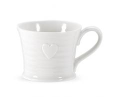 Sophie Conran for Portmeirion - Set di 4 tazze in porcellana, colore: bianco, 31 x 31 x 2,7 cm