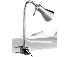 Honsel Leuchten 82691 - Lampada con morsetto, colore: Alluminio