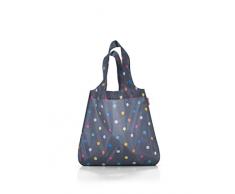 Reisenthel Family Bag - Borsa della spesa, poliester, Blu (Marine dots), 43.5Â x 60Â x 7Â cm