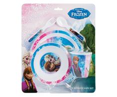 BBS Frozen Set da Tavola, Melamina/Polystirene, Multicolore, 5 unitÃ 