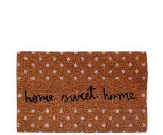 laroom Zerbino Motivo Home Sweet Home 40x70x1.8 cm Marrone
