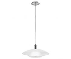 Eglo Brenda Lampadario a Sospensione E27, Bianco