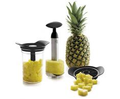LACOR 60393- Set Taglia e Pela Ananas con Contenitore