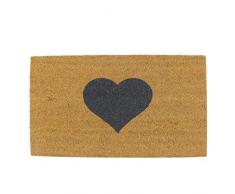 Maine Furniture Co, zerbino a forma di cuore, 40 x 70 cm, colore: marrone