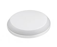 Kai 53011 Plafoniera LED Circolare 24 W, Bianco, 28,5 x 5,3 x 28,5