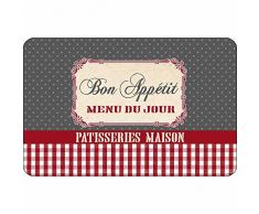 Colore Montagna Set di Tavolo 28.5Â x 44Â cm Polipropilene Opaco Bistrot di Parigi, Materiali Sintetici, Multicolore, 28Â x 44Â cm