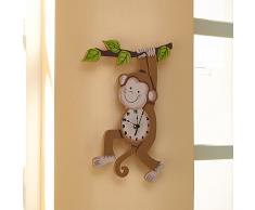 Fantasy Fields by Teamson Sunny Safari Orologio da Parete, Multicolore, legno