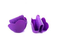 Outlook Design Love Set da 2 Presine Salvadita, Silicone, Verde, 4.00x3.50x3.50 cm