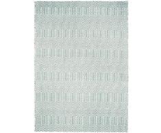 benuta Sloan - Tappeto Moderno, 100 x 150 cm, Colore: Turchese