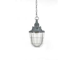 Onli Marinaio Lampada a Sospensione E27, Grigio, 25 cm x h 66 cm