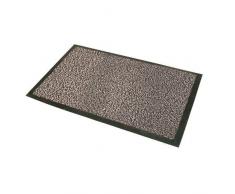 JVL - Zerbino antisporco per ingresso, 120 x 180 cm, colore bianco/nero