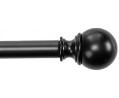AmazonBasics, Bastone da tenda con terminali arrotondati, da 182 fino a 365 cm, Nero