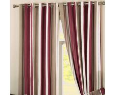 Dreams n Drapes, bianchria per Camera da Letto, Tessuto, Claret, Curtains: 90 Width x 54 Drop (229 x 137cm)
