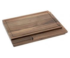 Sambonet Acacia-41 x 31,4 cm, Altezza 2 cm-Colore Marrone Tagliere Multiuso, Legno, 41 x 31,4 cm