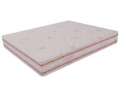 MiaSuite Materasso Memory 4 strati Matrimoniale Top Air Relaxa misura 160x200 Alto 25 cm Rivestimento Aloe Vera