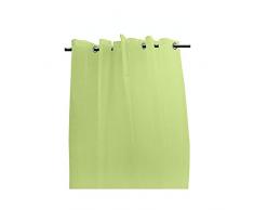 Soleil docre Tenda in Voile Anice con Occhielli in Metallo