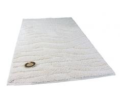 Gözze, Tappetino da bagno, design: Onde, Beige, 50 x 70 cm